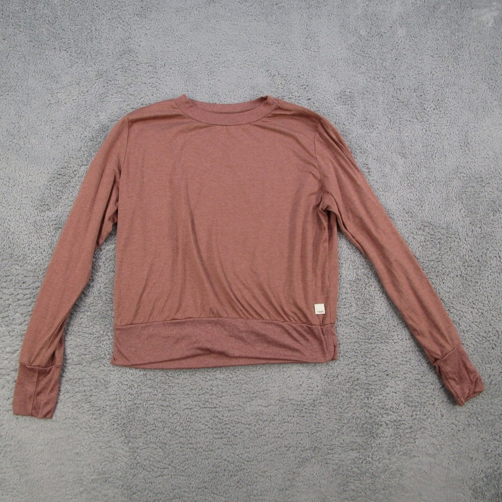 Vuori Womens VW133 Long Sleeve Daydream Crew Heathered Clay XS